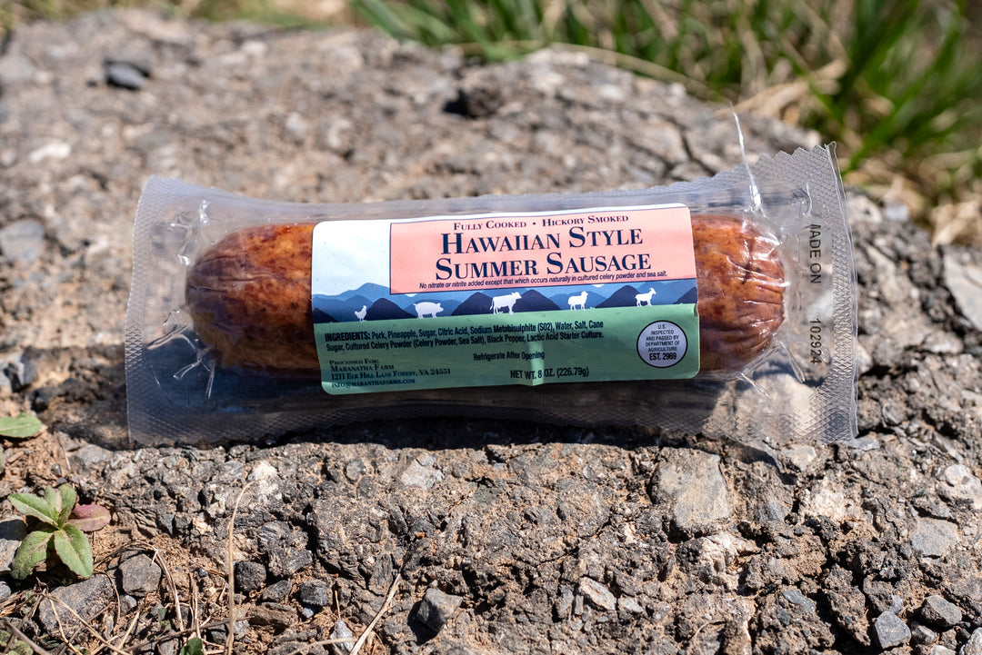 Hawaiian Style Summer Sausage
