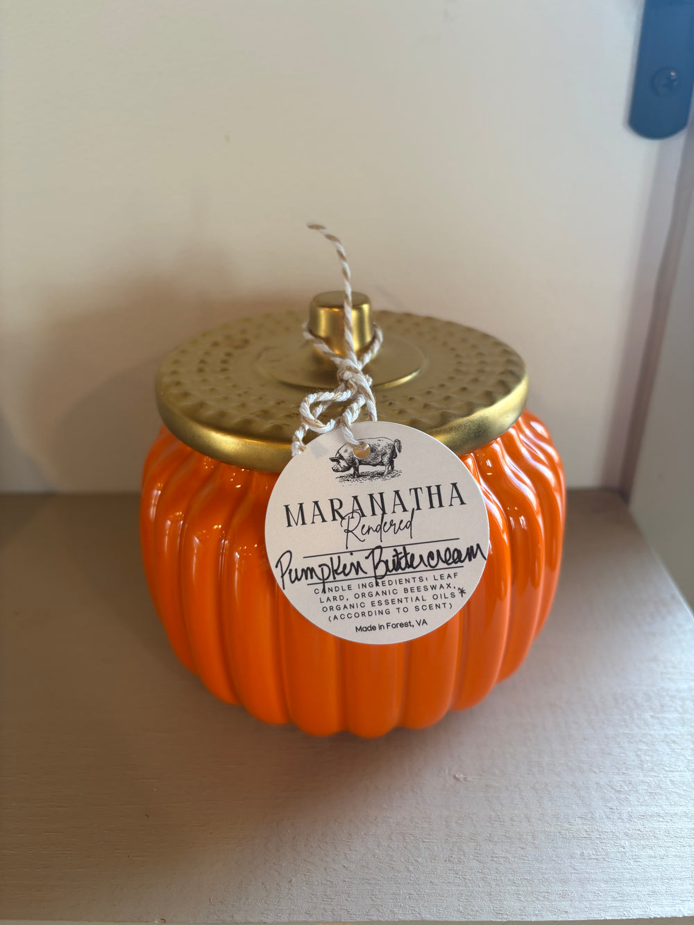 Pumpkin Lard Candle