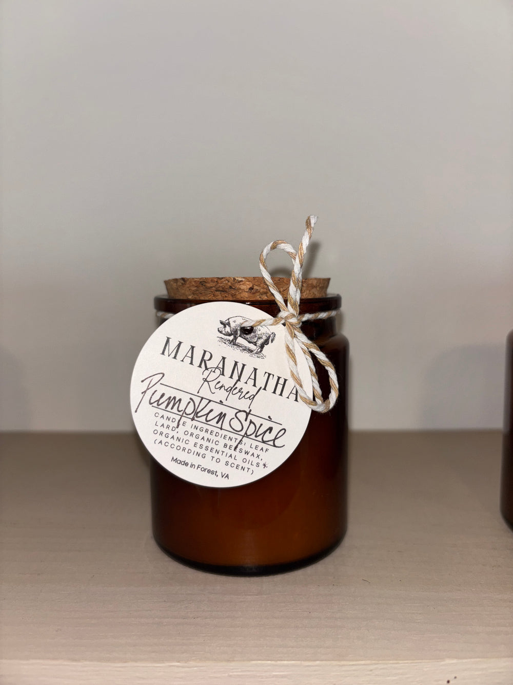 Fall Scented Lard Candle