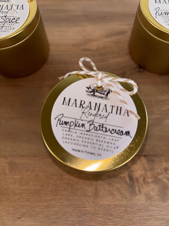Fall Scented Lard Candle