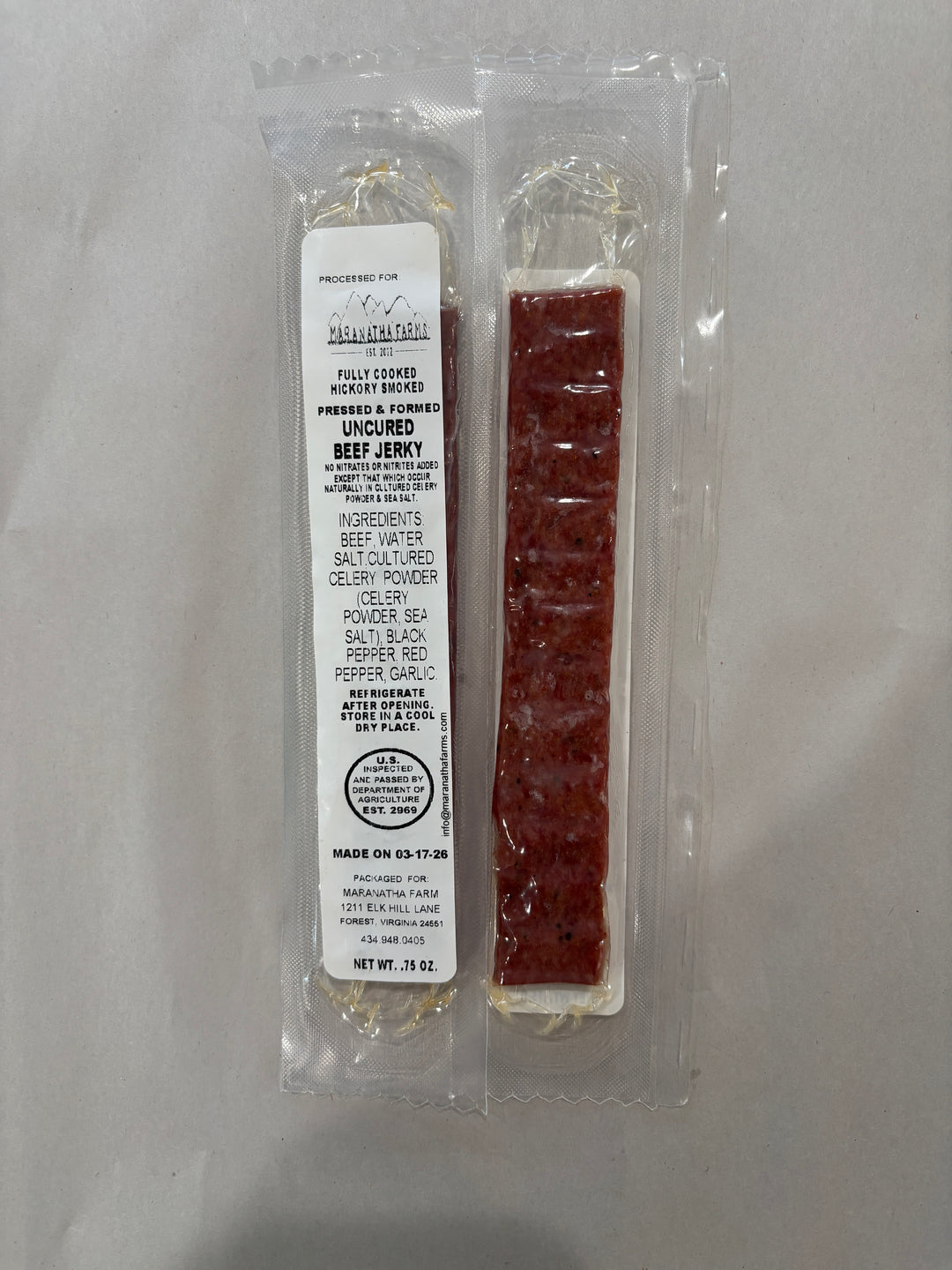 NEW! Beef Jerky