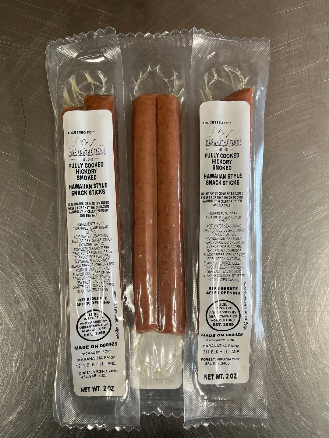 NEW! Snack Stick- Pork Hawaiian Style