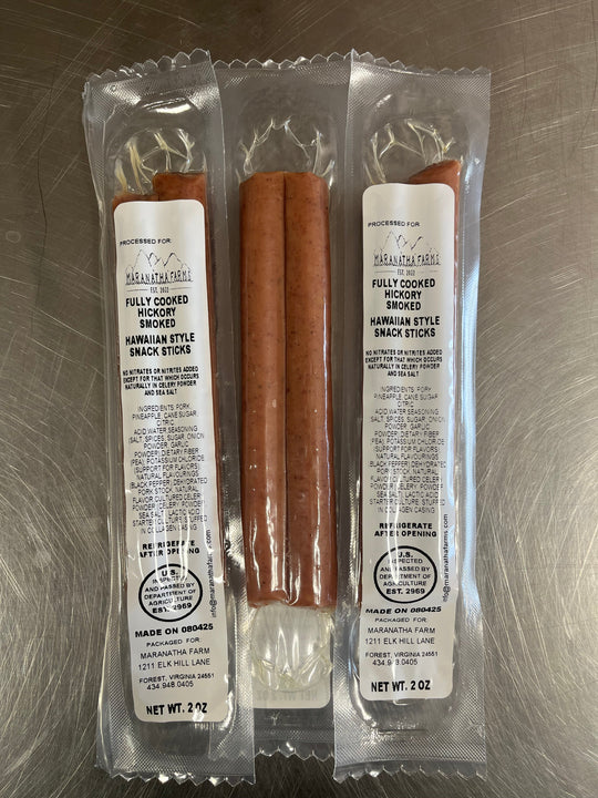 NEW! Snack Stick- Pork Hawaiian Style