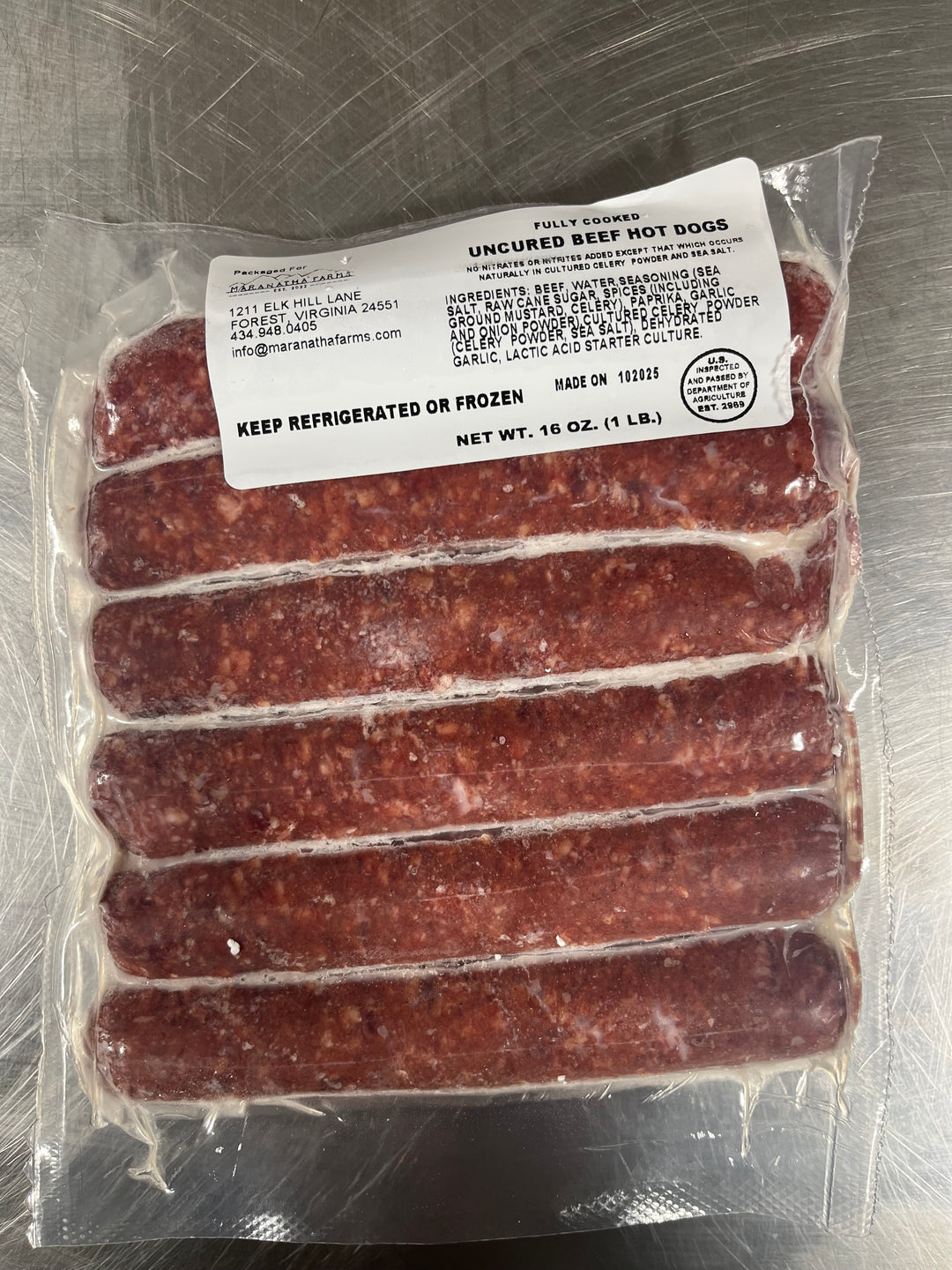 New! All-Beef Wagyu Hot Dogs • 6-Pack